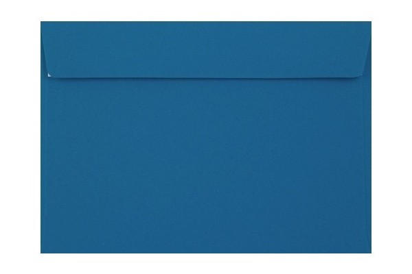 Farebná obálka s odtrhávacím pásikom (samolepiaca) modrá 