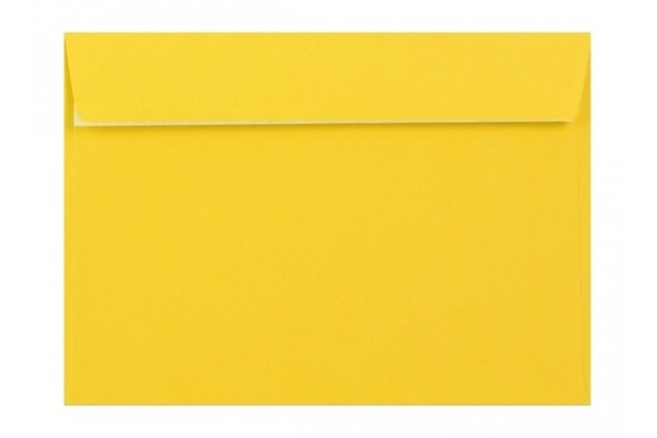 Farebná obálka s odtrhávacím pásikom (samolepiaca) žltá 