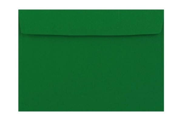 Farebná obálka s odtrhávacím pásikom (samolepiaca) vianočná zelená 