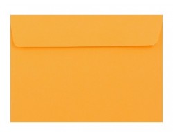 Farebná obálka s odtrhávacím pásikom (samolepiaca) zlatožltá 