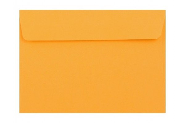 Farebná obálka s odtrhávacím pásikom (samolepiaca) zlatožltá 
