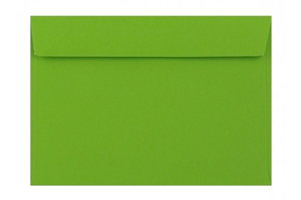 Farebná obálka s odtrhávacím pásikom (samolepiaca) zelená 