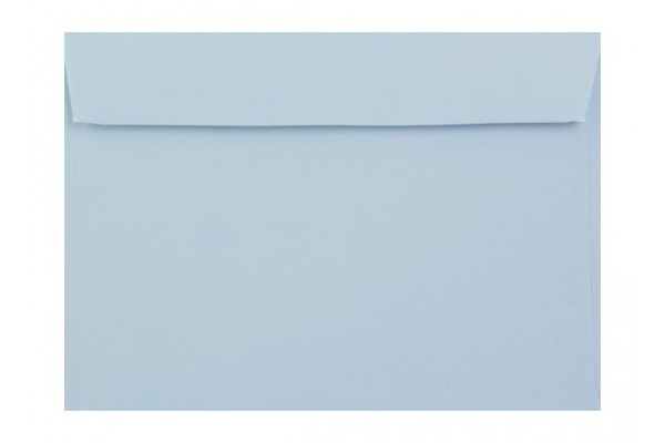 Farebná obálka s odtrhávacím pásikom (samolepiaca) svetlá modrá 