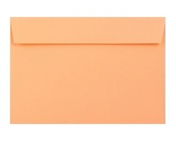 Farebná obálka s odtrhávacím pásikom (samolepiaca) lososová 